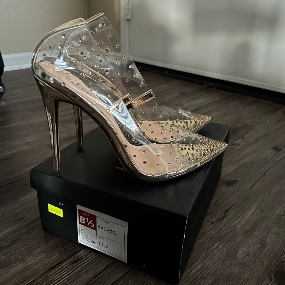 RHINESTONE HEELS